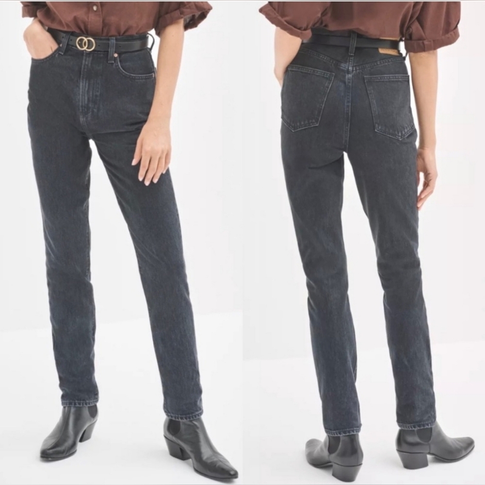 NWOT Aritzia Denim Forum The Nina Super High Rise Cigarette 30L Size 27 - Picture 6 of 12